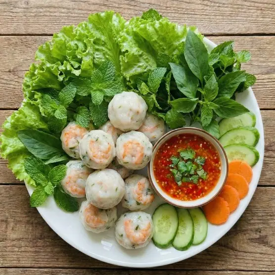 Chả tôm mực Vân Đồn - Chả hấp đặc sản Quảng Ninh